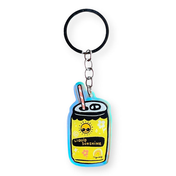 Liquid Sunshine Acrylic Keychain