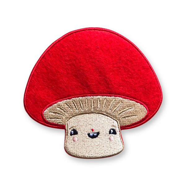 Custom Chain Stitched Mushroom Patch