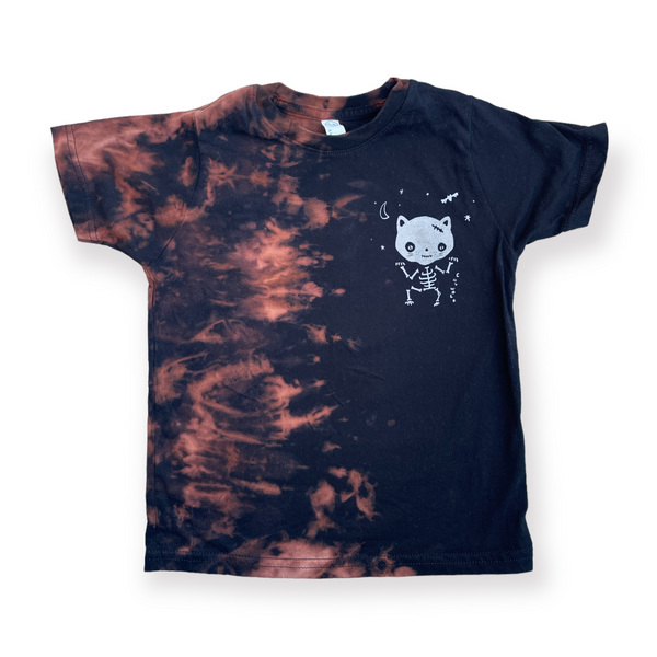 Kids Dem Bones Bleach Dyed Tshirt *Limited Run*