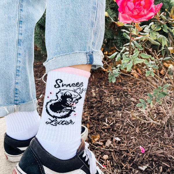 Smell Ya Later Skunk Socks