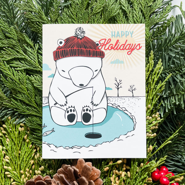 Winter Bear Holiday Card