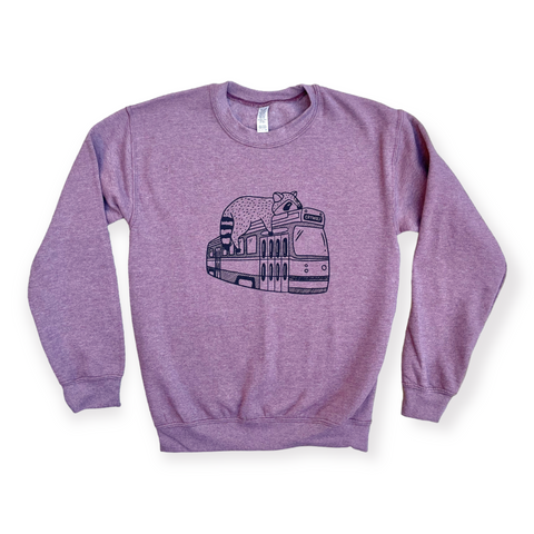 Toronto Streetcar Raccoon Sweatshirt