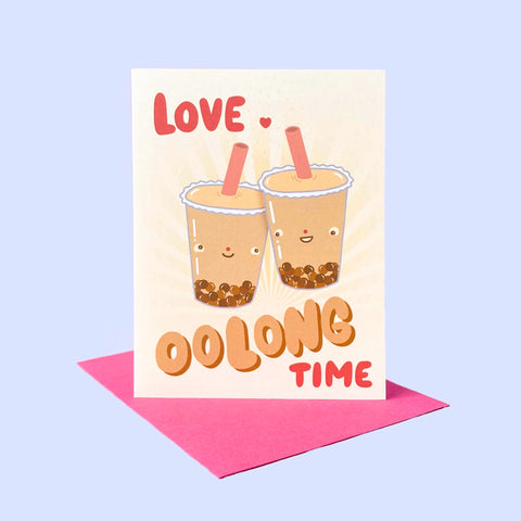 Love Oolong Time Card