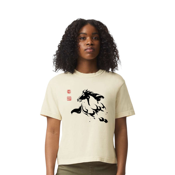 Tien Horse Boxy Tee