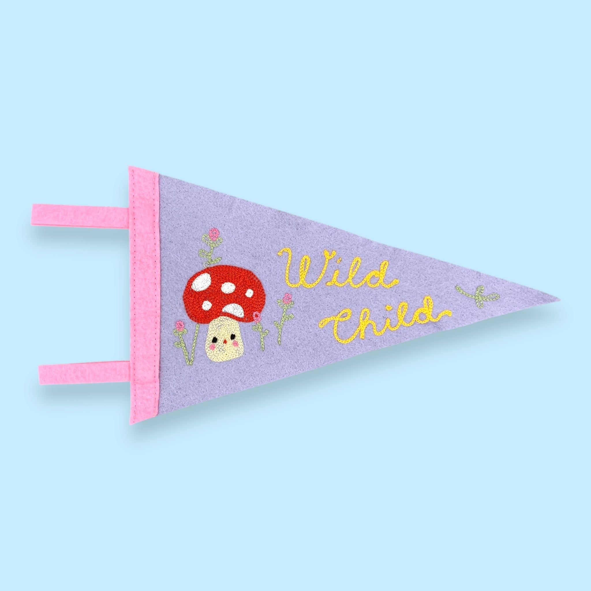 Chain Stitched Pennant (Wild Child)