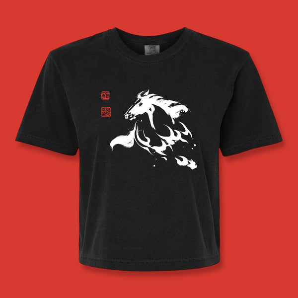 Tien Horse Boxy Tee