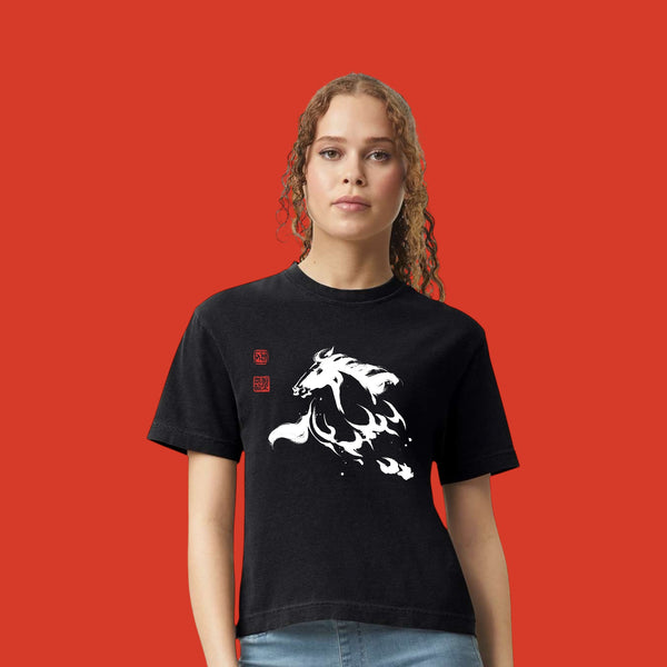 Tien Horse Boxy Tee