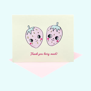 Thank You Berry Much Card