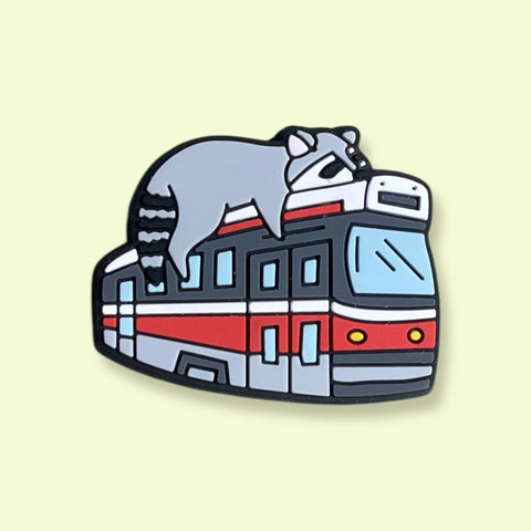Streetcar Raccoon Shoe Charm