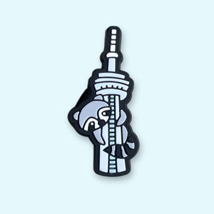 Tower Raccoon Shoe Charm