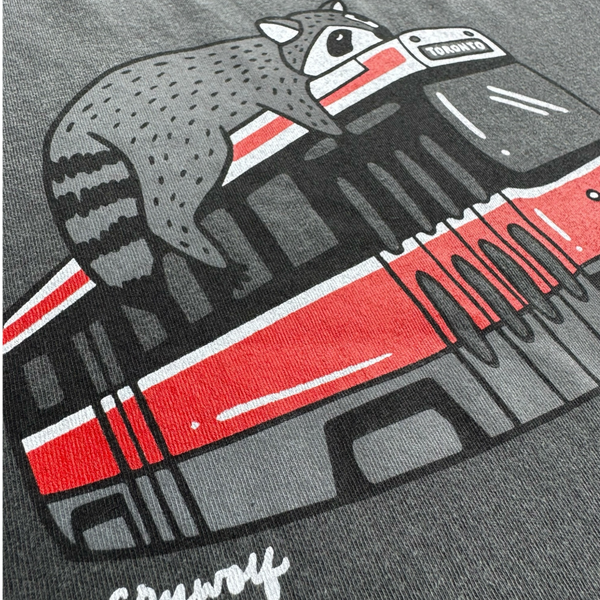 Toronto Streetcar Raccoon Tshirt