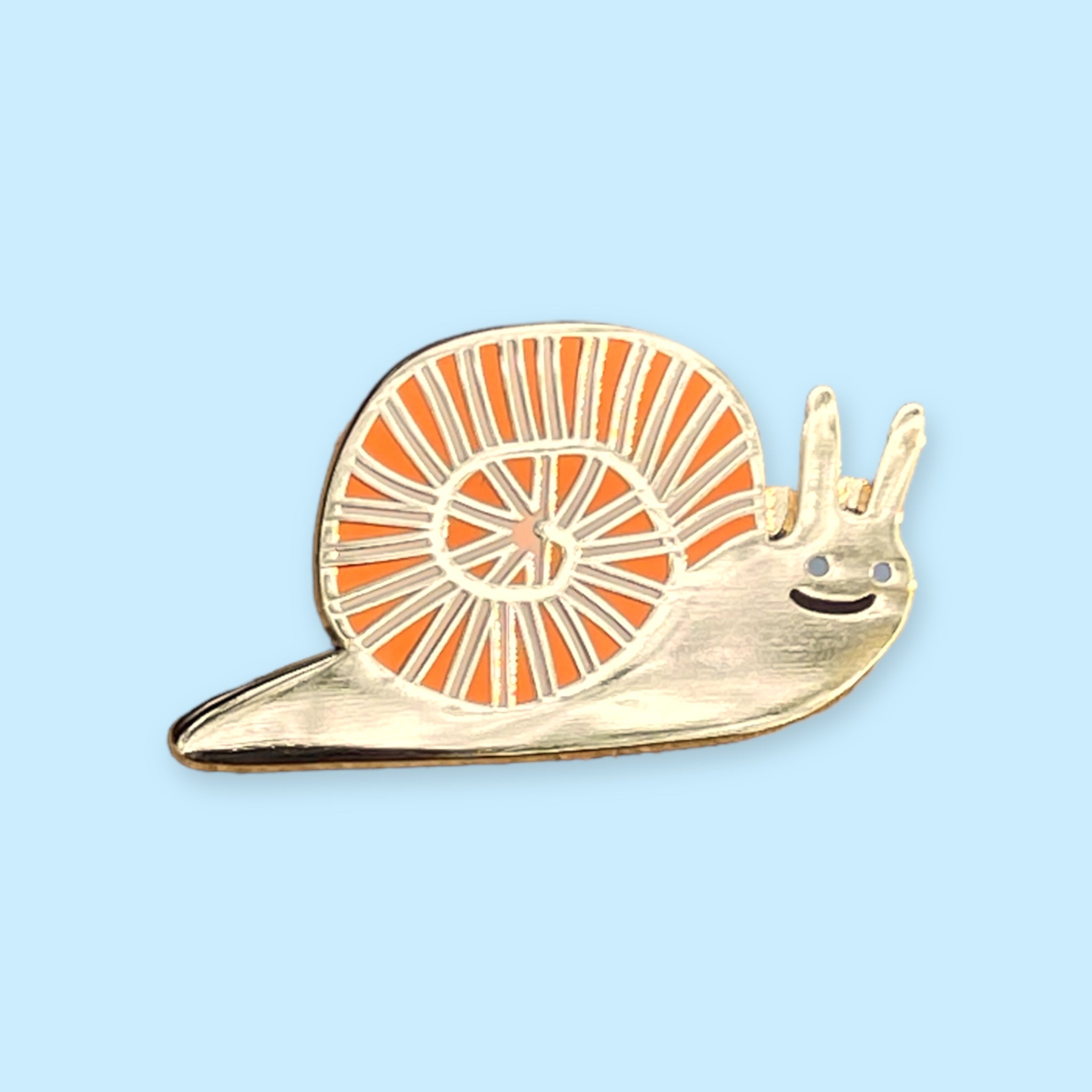 Happy Trails Snail Enamel Pin