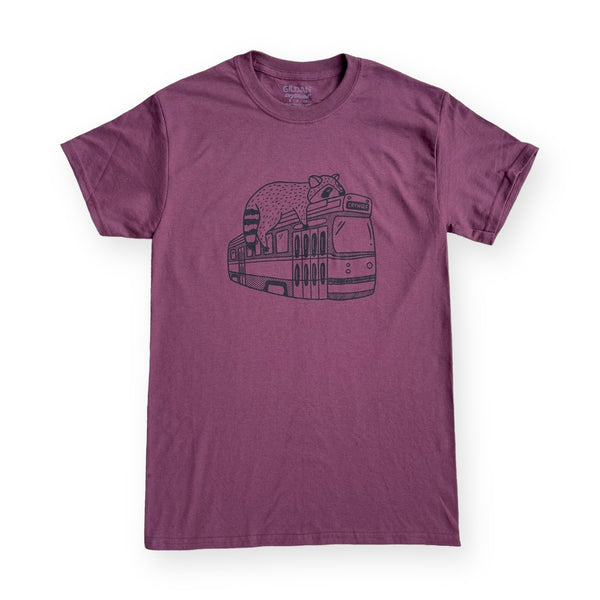 Toronto Streetcar Raccoon Tshirt