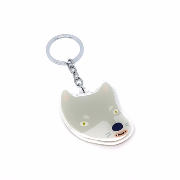 New Wolf Acrylic Keychain