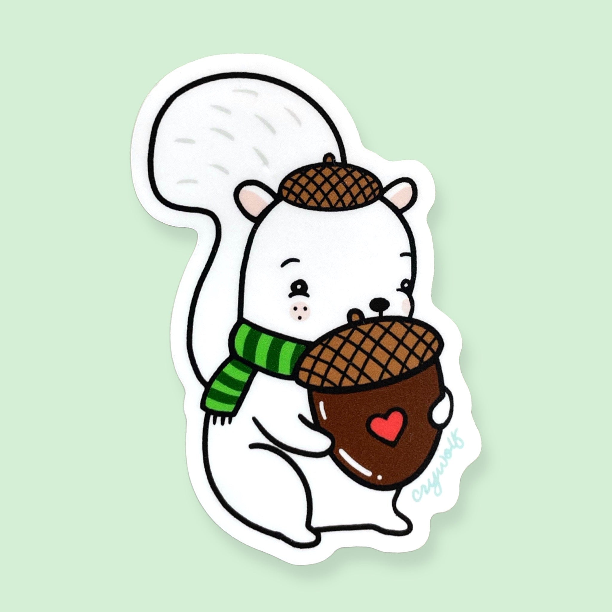 Winter Squirrel Sticker