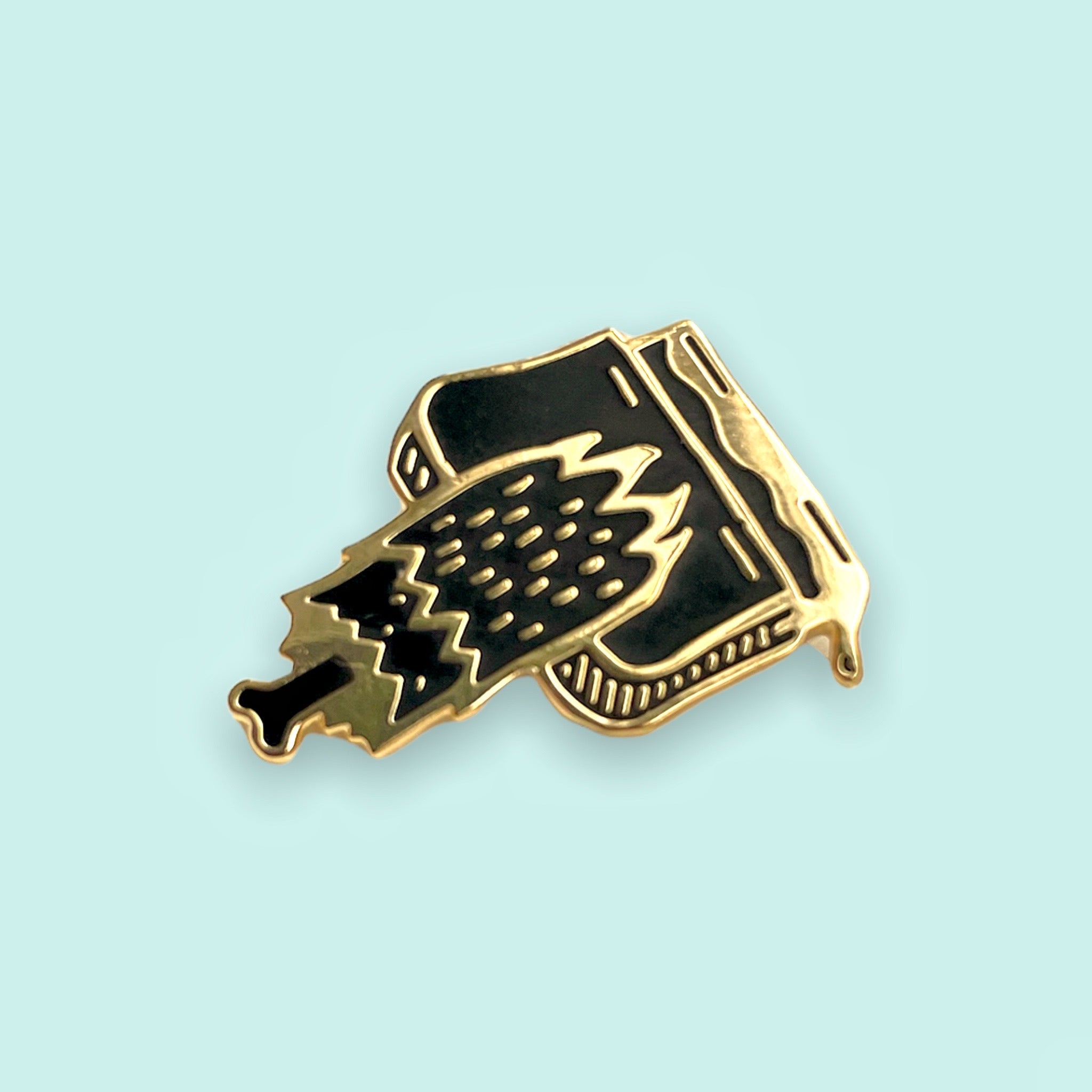Squeegee Wolf Pin