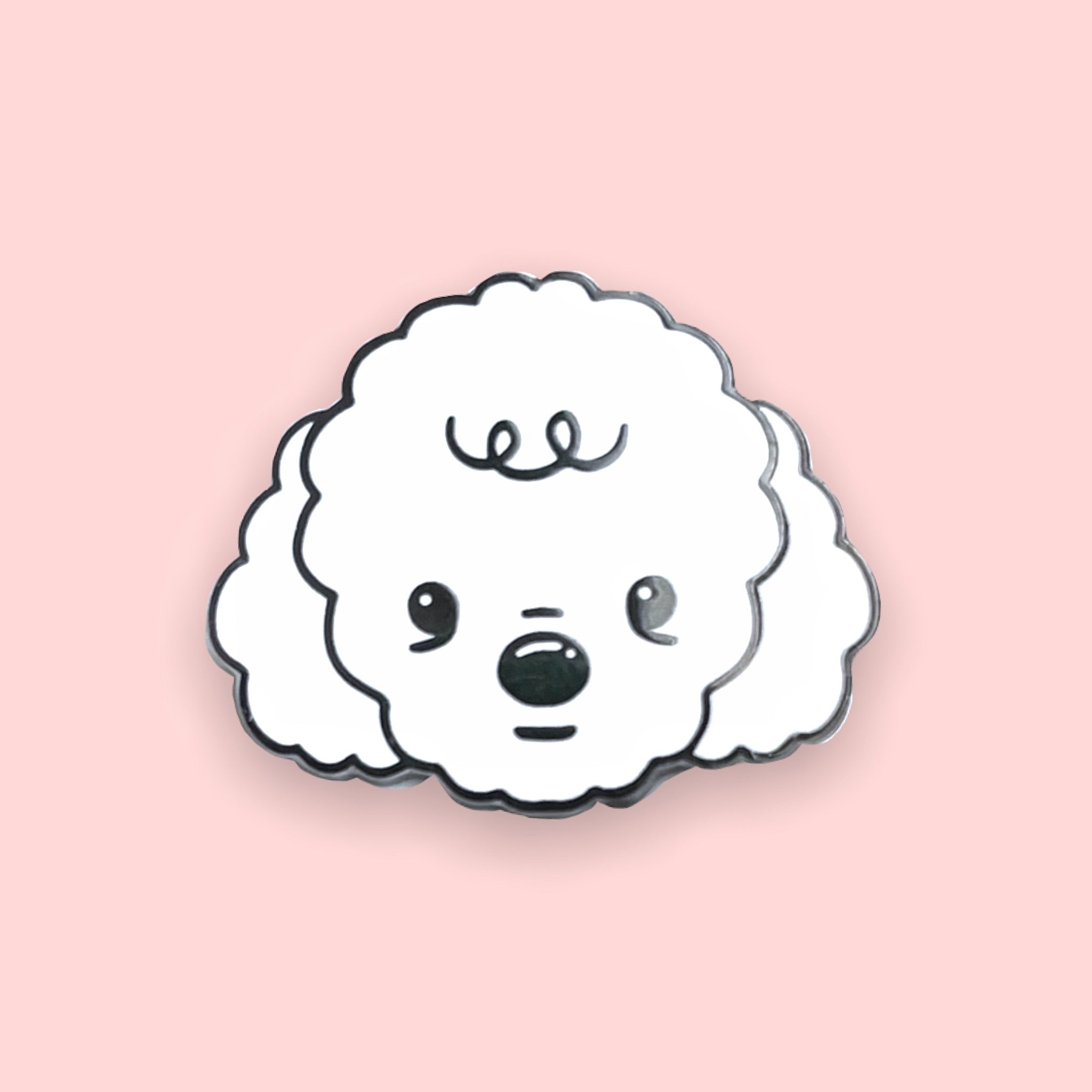Poodle Doodle Enamel Pin