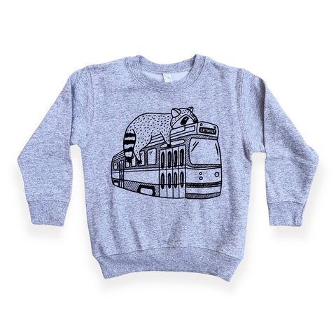 Kids Streetcar Raccoon Sweatshirt