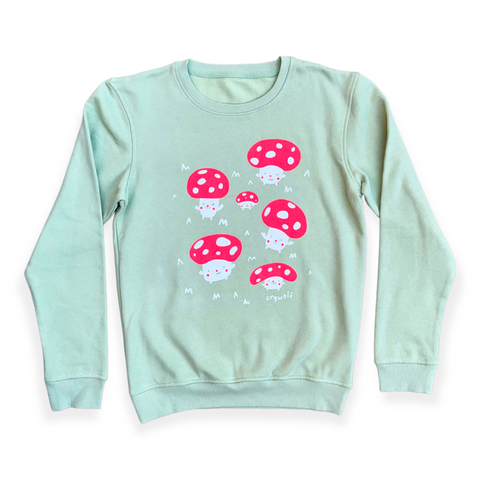 Neon Mushrooms Sweatshirt