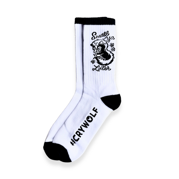 Smell Ya Later Skunk Socks