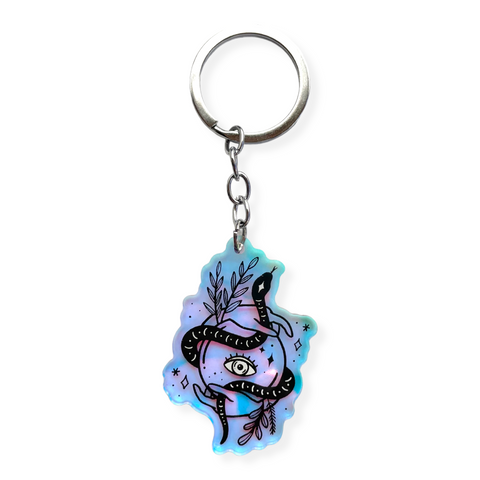 Snake Magic Acrylic Keychain