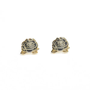 Nasty Rose Enamel Earrings