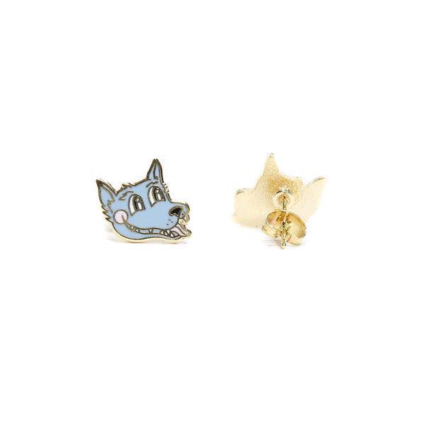 Teen Wolf Enamel Earrings