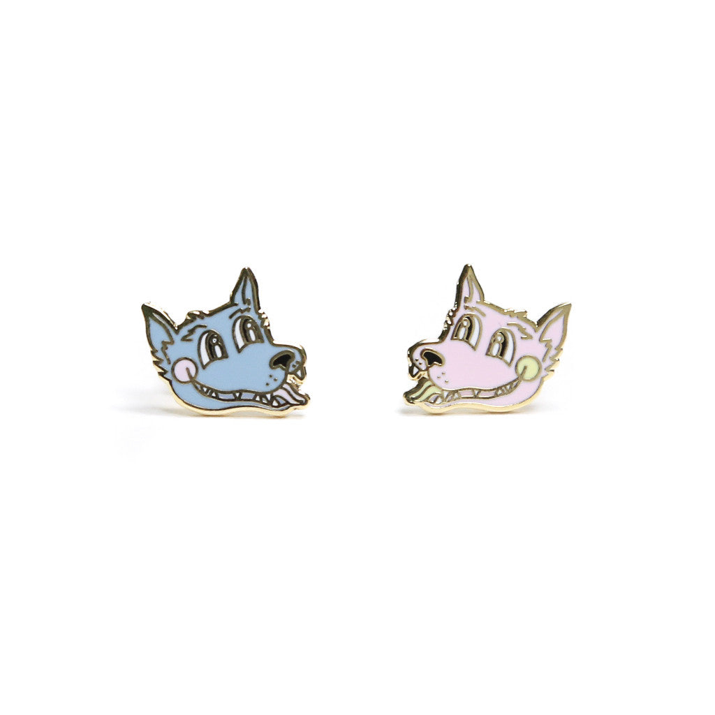 Teen Wolf Enamel Earrings
