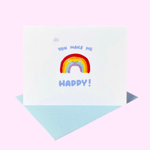 Happy Rainbow Card