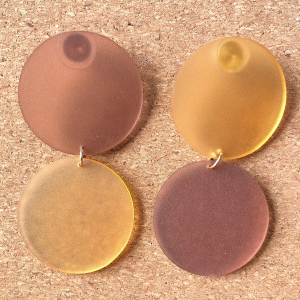 Double Circle Earrings