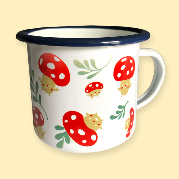 Mushroom Enamel Mug