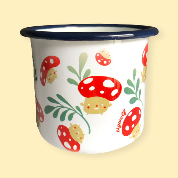 Mushroom Enamel Mug