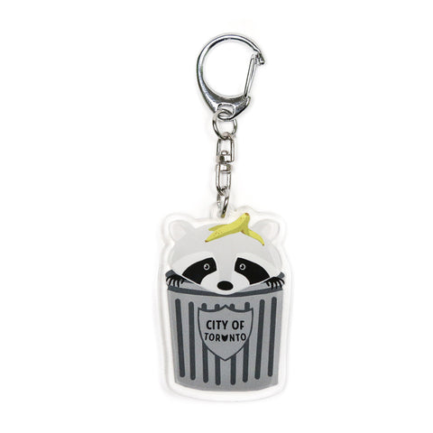 Toronto Raccoon Acrylic Keychain *PRE-ORDER*