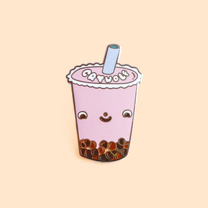 Bubbie Tea *LTD* Strawberry Enamel Pin