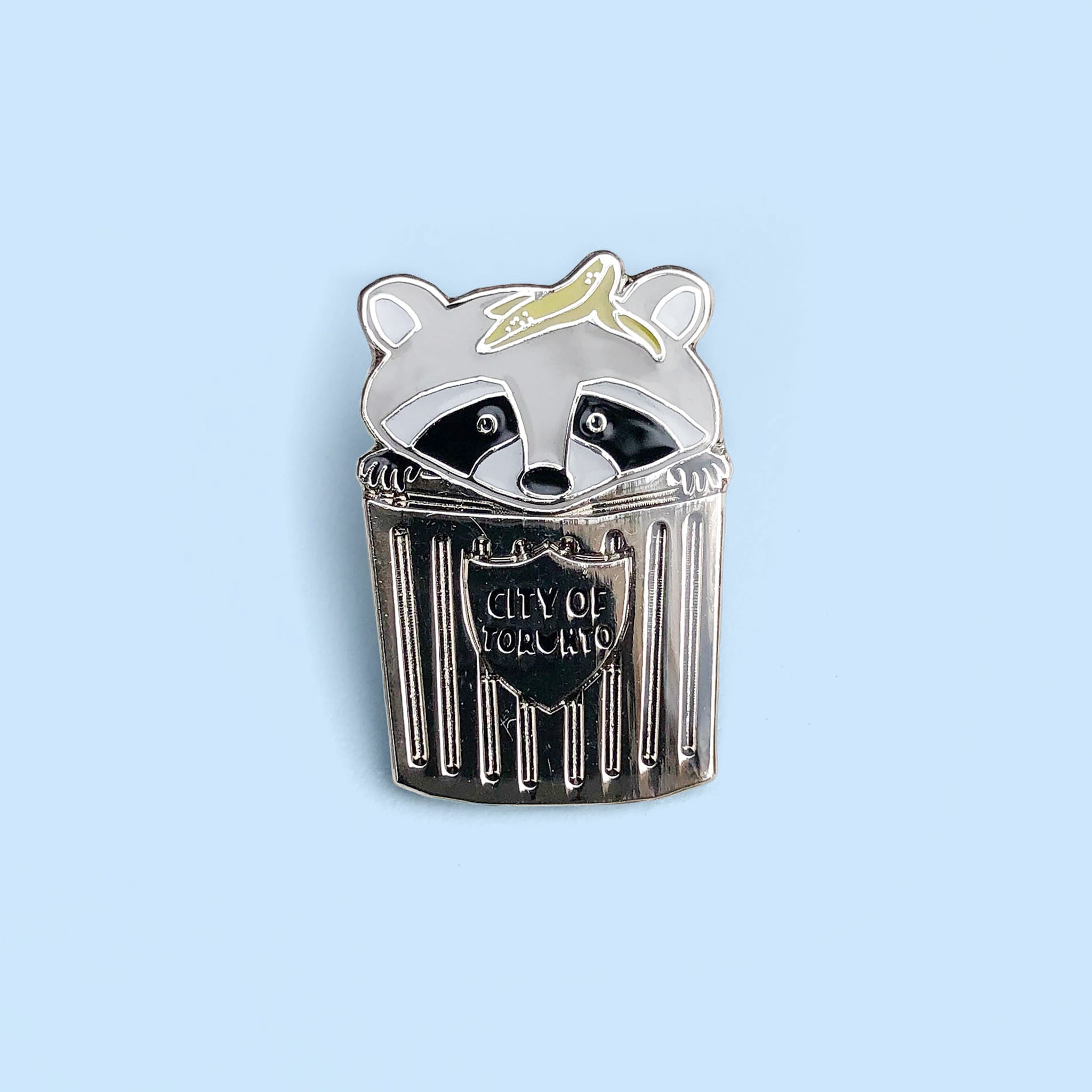 Trash Panda Raccoon Enamel Pin