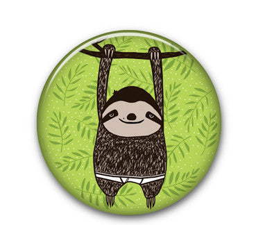 Slothy 1.25" button
