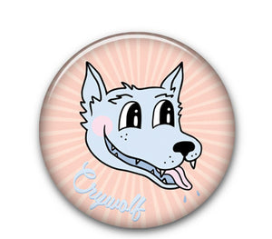 Teen Wolf Peach 1.25" button