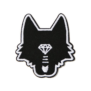 Mini Wolf Head Patch