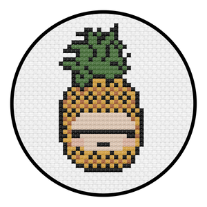 Pineapple Cross Stitch Pattern