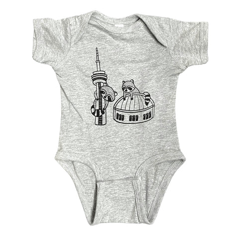 Baby Raccoon City Onesie