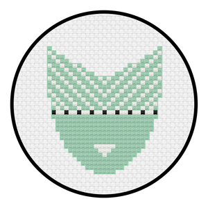 Stripe Logo Cross Stitch Pattern