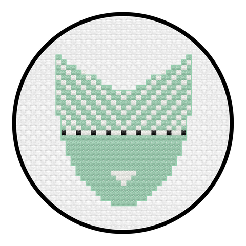 Stripe Logo Cross Stitch Pattern